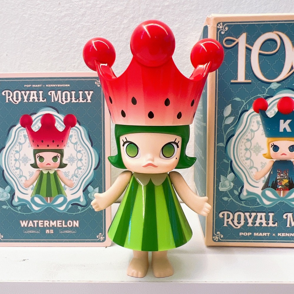 Pop Mart Mega Royal Molly 100% Series 1 Watermelon Mini Figure Blind Box